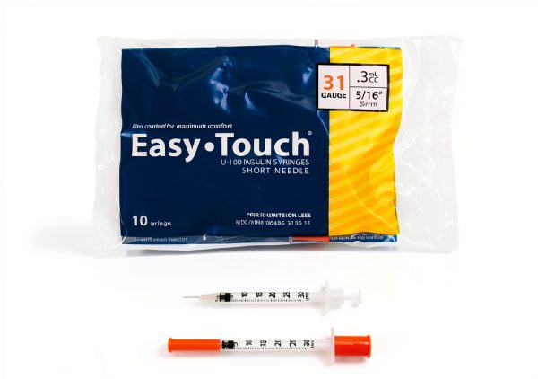 EasyTouch® U-100-31G Syringe Needle 5/16" 8mm 100pcs Steel-1