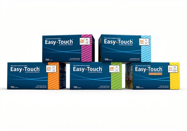 EasyTouch® U-100-31G Syringe Needle 5/16" 8mm 100pcs Steel-7