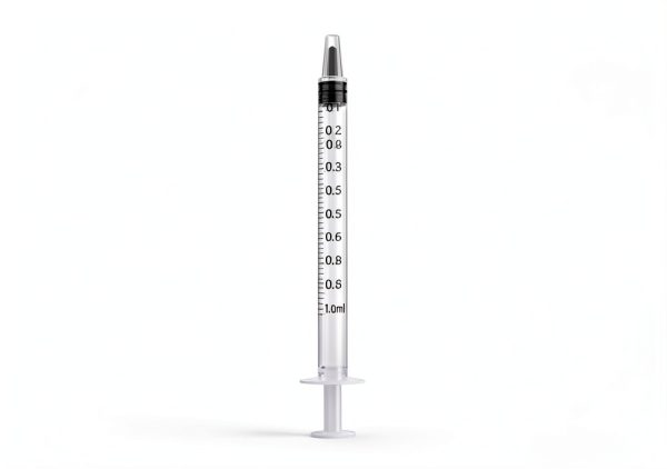 1ml Syringe HiMo Lab Supply with Cap - 3 Pack Precision Measurement-1